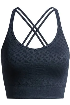 HUGO BOSS Sporttop van geribbelde stretchjersey