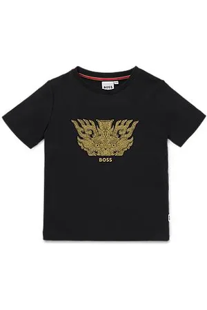 HUGO BOSS X Creation of the Gods katoenen T-shirt met Taotie-dessin