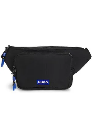 HUGO BOSS Heuptas met rits en geborduurde logopatch