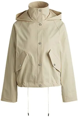 HUGO BOSS Parka met capuchon van waterafstotend materiaal