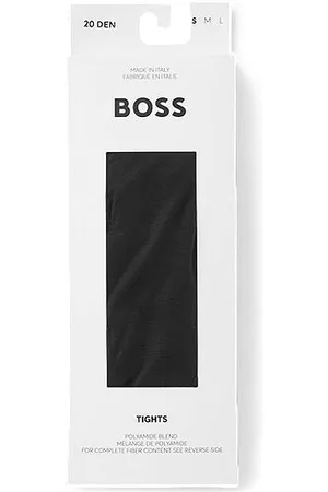HUGO BOSS Corrigerende panty van 30 denier met logodetail