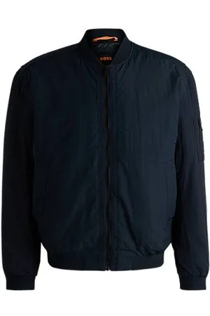 HUGO BOSS Waterafstotend bomberjack met logopatch