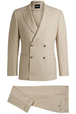 HUGO BOSS Tweedelig pak van tweed met dessin