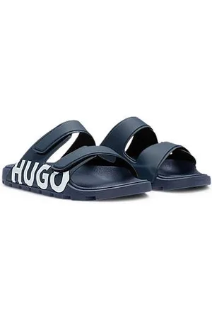 HUGO BOSS Logosandalen met dubbele klittenbandsluiting