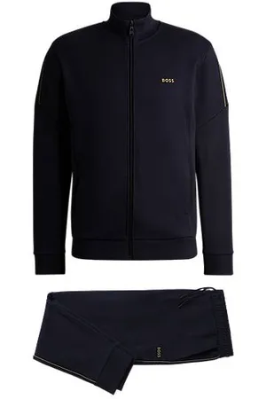 HUGO BOSS Trainingspak set van interlock-katoen met logodetails