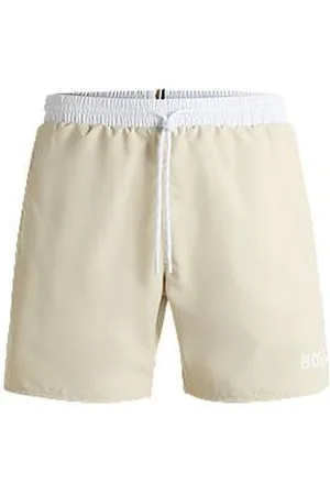 HUGO BOSS Sneldrogende zwemshort met contrasterende details