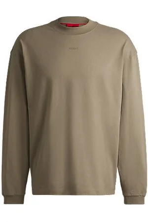 HUGO BOSS Relaxed-fit T-shirt van katoenen jersey met logoprint