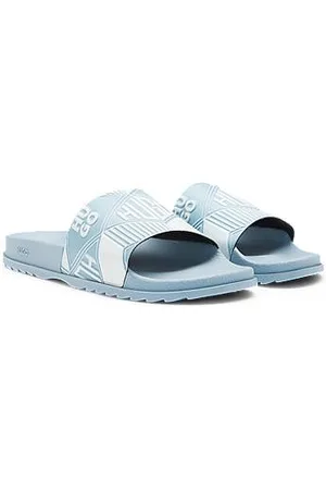 HUGO BOSS In Italië vervaardigde slippers met verschillende logo’s