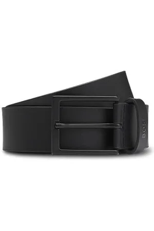 HUGO BOSS Riem van Italiaans leer met zwarte gesp