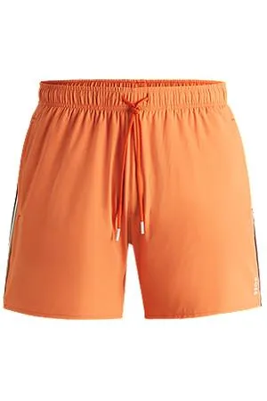 HUGO BOSS Zwemshort met kenmerkende streep en logo
