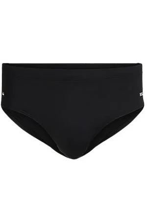 HUGO BOSS Zwemslip van jersey met kenmerkende strepen en logo