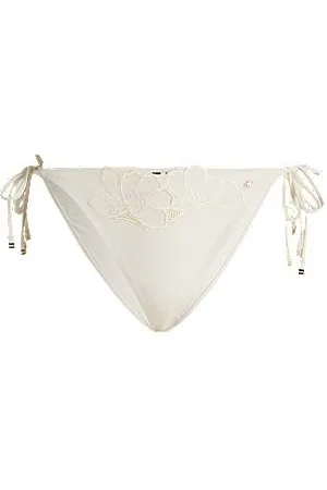 HUGO BOSS Bikinibroekje met SPF 50-bescherming, strikbandjes en geborduurde details