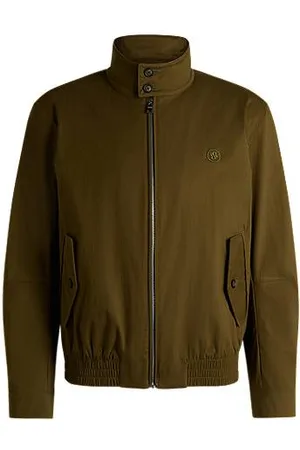 HUGO BOSS Jas van een katoenmix met Double B-monogram