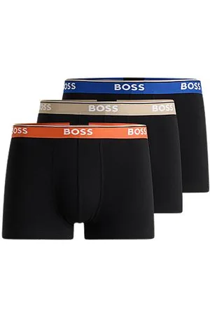 HUGO BOSS Set van drie korte boxers van stretchkatoen met logotailleband