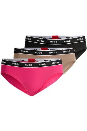 HUGO BOSS Set van drie slips van stretchkatoen met logotailleband