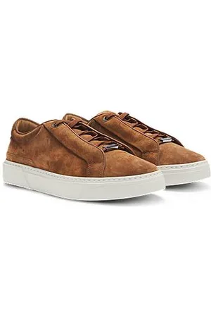 HUGO BOSS Lage Gary-sneakers van suède