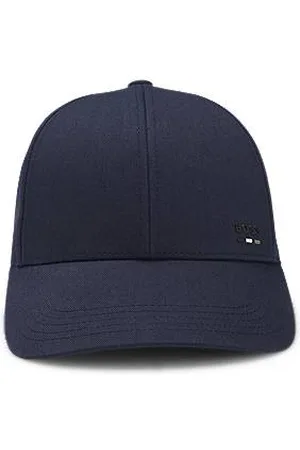HUGO BOSS Pet van katoenen twill met logodetail