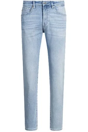 HUGO BOSS Regular-fit Maine-jeans van blauw superstretchdenim