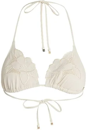 HUGO BOSS Bikinitop met SPF 50-bescherming en geborduurde details