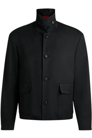 HUGO BOSS FORWARD-jas in een twill van een wolmix