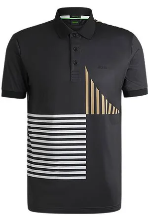 HUGO BOSS Paddy actieve polo van stretchjersey met digitale print