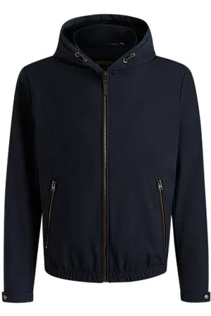 HUGO BOSS Jas met capuchon van zacht materiaal