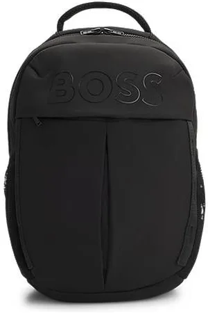 HUGO BOSS Kinderrugzak van ripstop met siliconenlogo