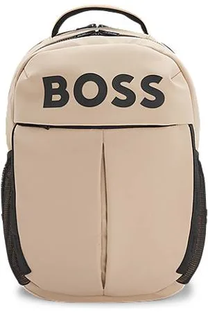 HUGO BOSS Kinderrugzak van ripstopmateriaal met siliconen logo