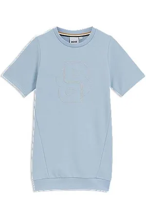HUGO BOSS Trui-jurk voor kinderen met geborduurd Double B-monogram