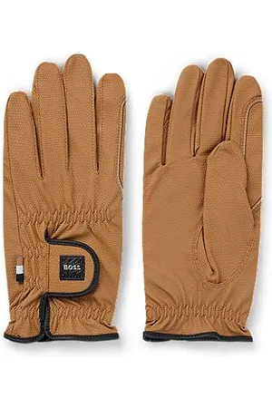 HUGO BOSS Ruiterhandschoenen van imitatieleer