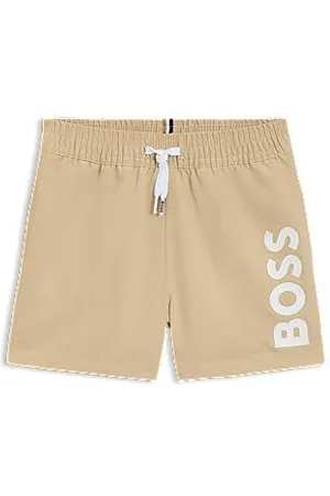 HUGO BOSS Zwemshort voor kinderen van zacht materiaal met logoprint