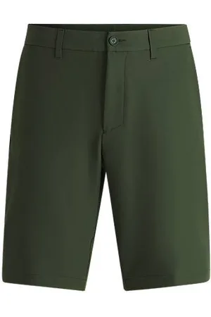 HUGO BOSS Slim-fit short van waterafstotend stretchmateriaal