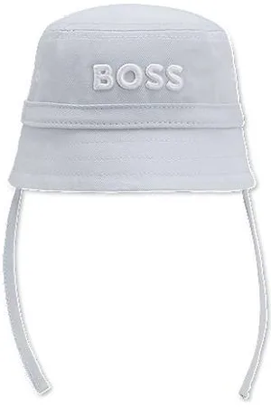 HUGO BOSS Vissershoedje voor baby’s van katoen met logostiksel