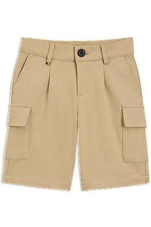 HUGO BOSS Cargoshorts voor kinderen van stretchpiqué