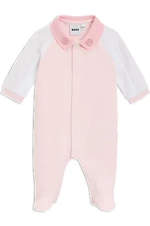 HUGO BOSS Babyslaappakje van badstof en jersey van een katoenmix