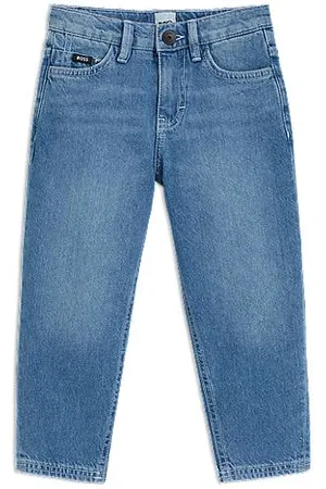 HUGO BOSS Loose-fit kinderjeans in denim
