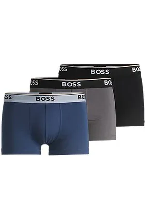 HUGO BOSS Set van drie korte boxers van stretchkatoen met logotailleband