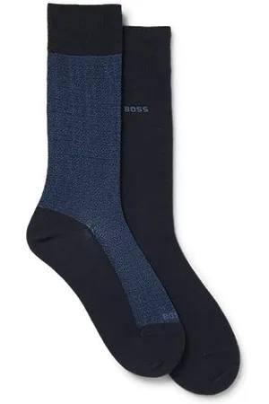 HUGO BOSS Set van twee paar sokken van een katoenmix in standaardlengte