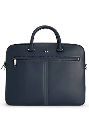 HUGO BOSS Aktetas van imitatieleer met getextureerde afwerking