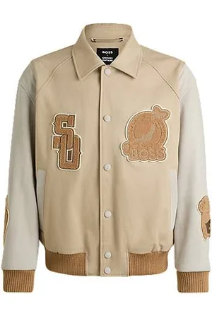HUGO BOSS X Shohei Ohtani-collegejack met speciaal artwork