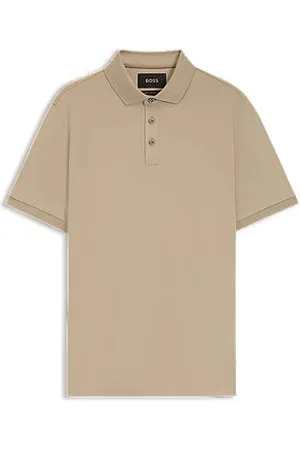 HUGO BOSS Regular-fit polo van gemerceriseerde Italiaanse katoen