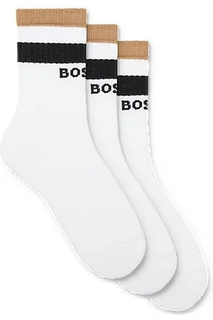 HUGO BOSS Set van drie paar korte sokken met kenmerkende strepen