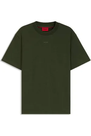 HUGO BOSS Relaxed-fit T-shirt van katoen met logoprint