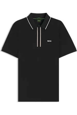 HUGO BOSS Slim-fit polo van sneldrogende stretchkatoen