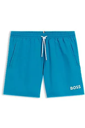HUGO BOSS Sneldrogende zwemshort met contrasterende details
