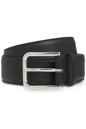 HUGO BOSS Riem van Italiaans leer met logogravure op de doorngesp