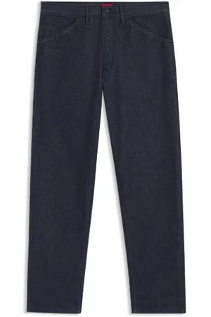 HUGO BOSS Relaxed-fit jeans van Japans denim