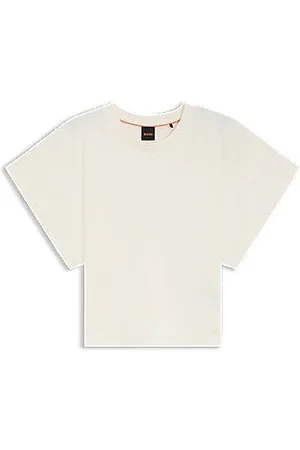 HUGO BOSS Katoenen T-shirt met wijde mouwen