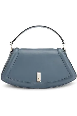 HUGO BOSS Ariell-schoudertas van generfd leer