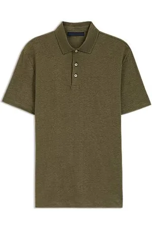 HUGO BOSS Polo van linnen uit de BECKHAM x -collectie